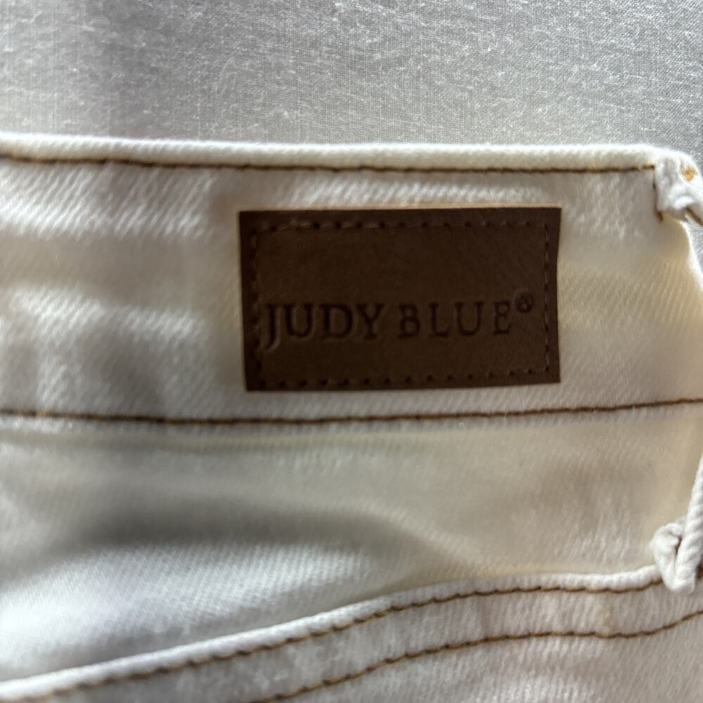 Judy Blue Jeans 11/30 Jb88657 High Rise Cropped Bootcut Kick boot Y2K White - Picture 10 of 10
